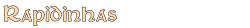 Rapidinhas